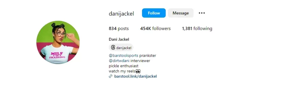 Dani Jackel instagram